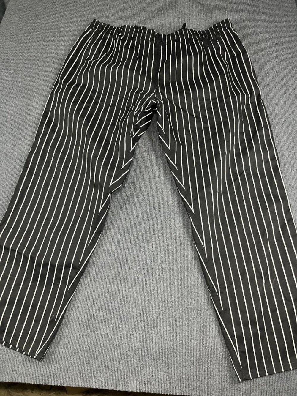 Dickies Chef Pants Baggy Fit Black White Striped 5XL NWT